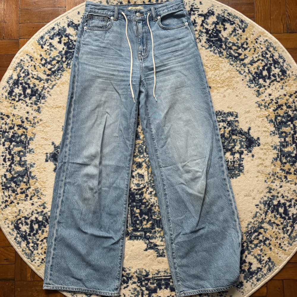 Madewell Superwide Leg Drawstrings size 23.